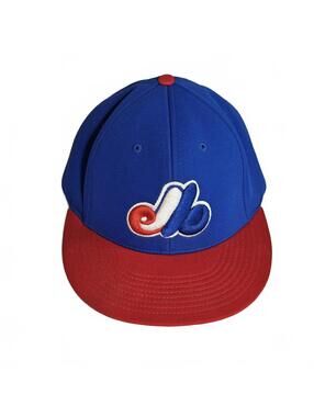 Montreal Expo Pulse R PTS 20 XS S 45 Performance Team Series Fitted Hat Baseball